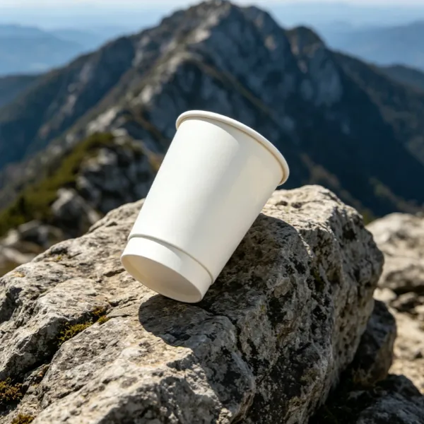 Disposable Double Wall Paper Cup for Coffee Shop and Takeaway photo-5
