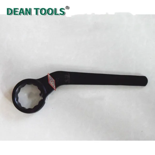 Bent Handle Ring Wrench Metric 10-19mm 12-Point Double End Chrome Vanadium photo-3