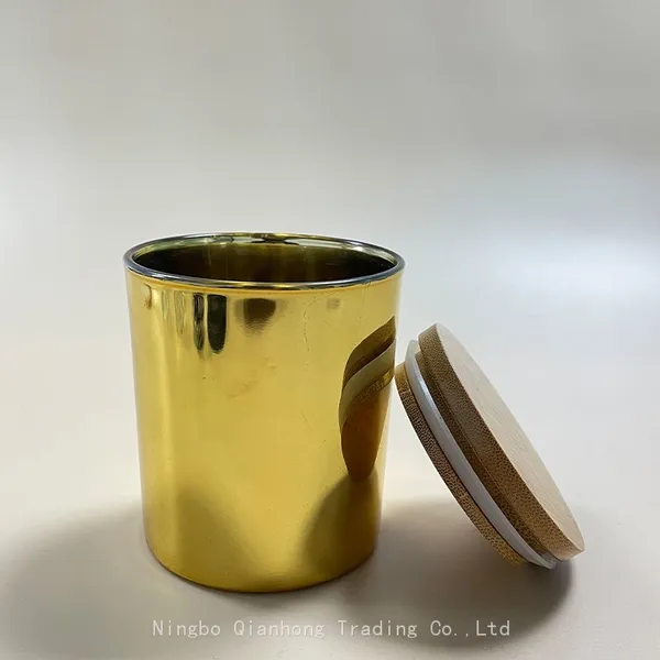 Luxury Candle Supplies Glass Vessel Red Smoky Gray Frosted Candle Jars for Candle Making With Airtight Metal Lids Wholesale