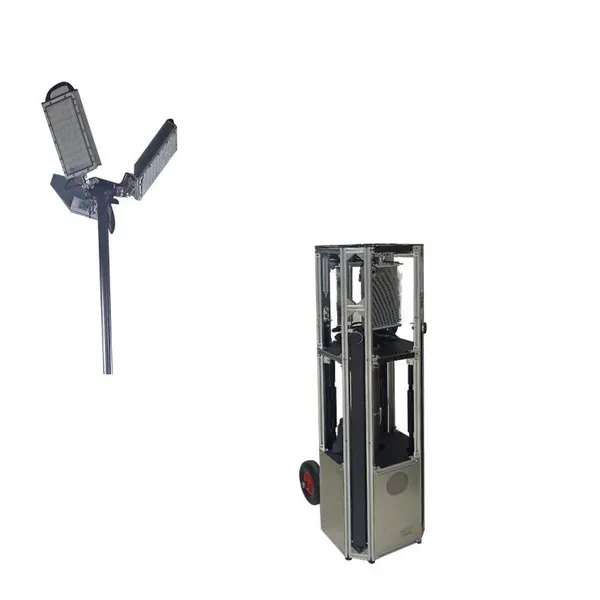 All-Around Automatic Rotating LED Floodlight Telescopic Mobile Construction Work Light Tower photo-4