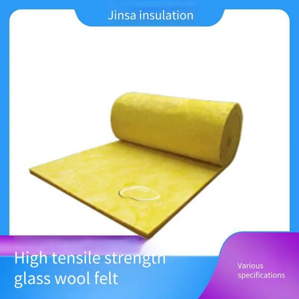 1200*40mm Gray Glass Wool Felt With High Compressive Strength, Manufacturer: Jinsa photo-5