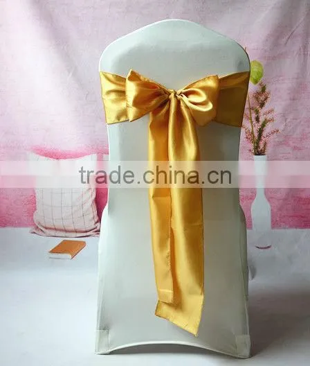Chair Sash/satin Sash/satin Sash for Wedding/spandex Chair Cover With Satin Sash