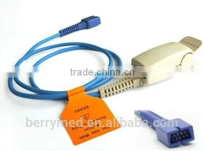 BERRY Nellco Reusable SpO2 Sensor for Adult Popular 9 Pin Finger Senser