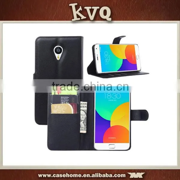 Newest PU Leather Wallet Flip Cover Case for Meizu MX4 Pro photo-2