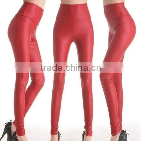 2014 Women's Stretch Shiny Legging Pants L22038