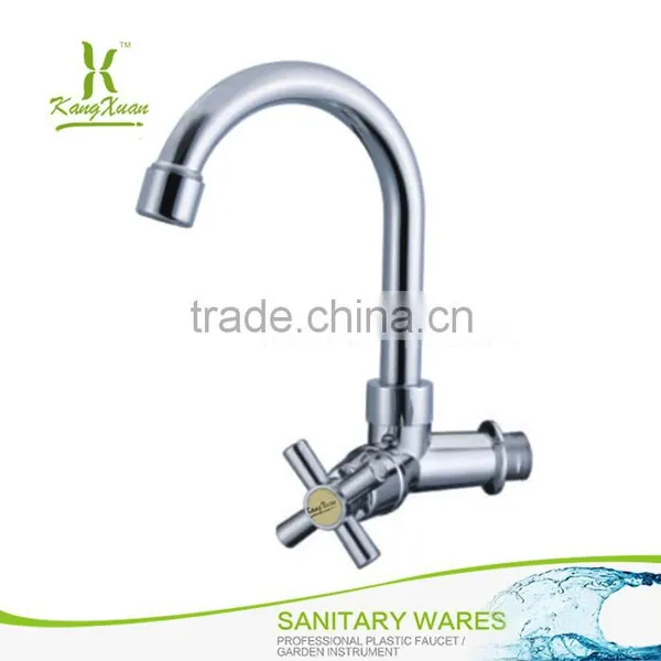 Modern Wall Mount Chromed Plastic Cheap China Kitchen Faucet