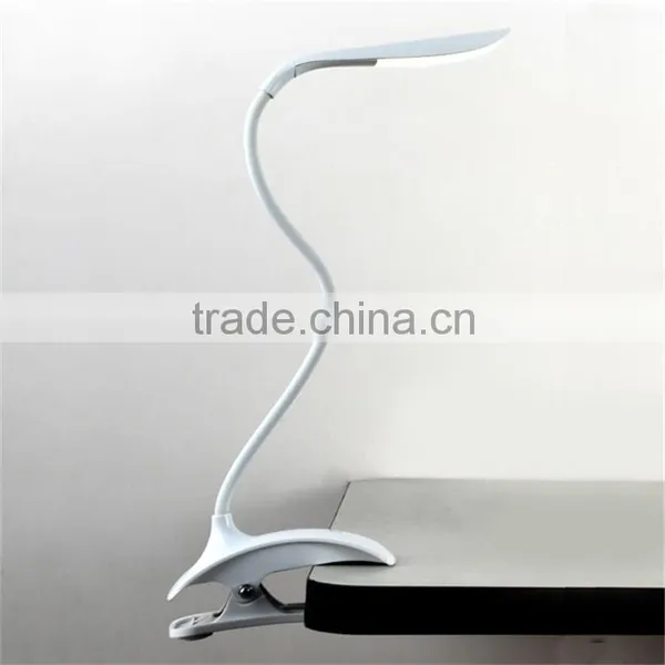 Rechargeable Flexible JK853C in Door LED Popular Clip Lamp Style Multi-color Computer Desk Lamp Led Touch Bedside photo-2