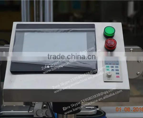 High Speed Adhesive Sticker Automatic Honey Bottle 2 Sides Labeling Machine photo-5