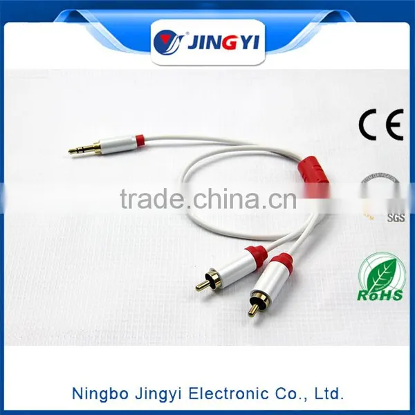 3.5mm White and Black 3 RCA Male Stereo Audio Cable photo-4