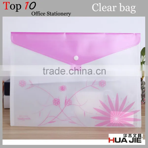 Transparent Coloured A4 pp School Supply Student Document Wallet photo-4