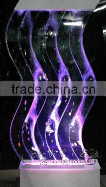 High Quality Clear Acrylic Led Acrylic Bubble Waterfull photo-2