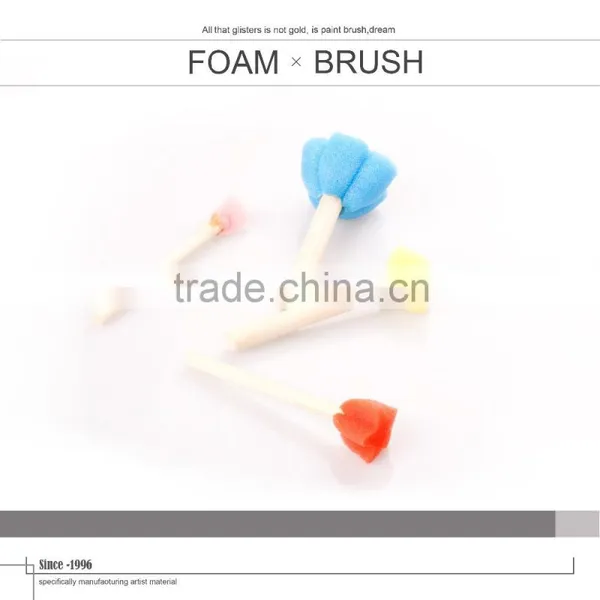 Best Quality DIY Wood Handle Sponge Paint Brush photo-3