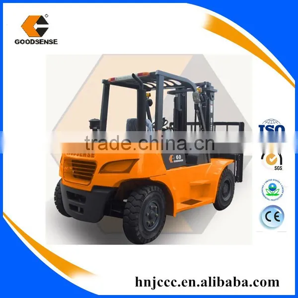 Goodsense Brand 6 Ton Heavy Duty Diesel Forklift Trucks for Sale