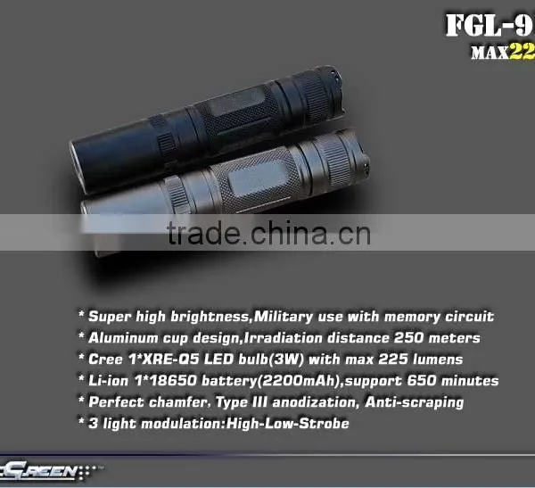 18650 Battery CreeQ5 Military Mini Led Pen Torch photo-3