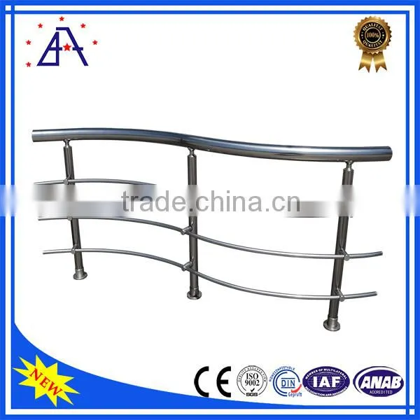High Style Modestly Priced Silver Anodized Aluminum Balcony Fence photo-3