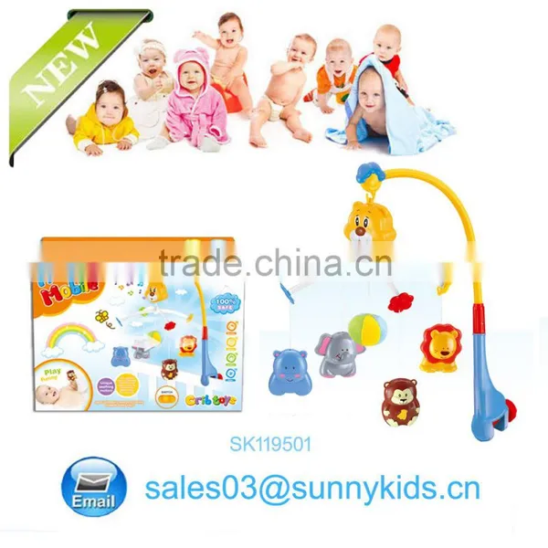 Wholesale Electronic Music Baby Hang Bed Baby Rattles Plastic Baby Ring photo-4