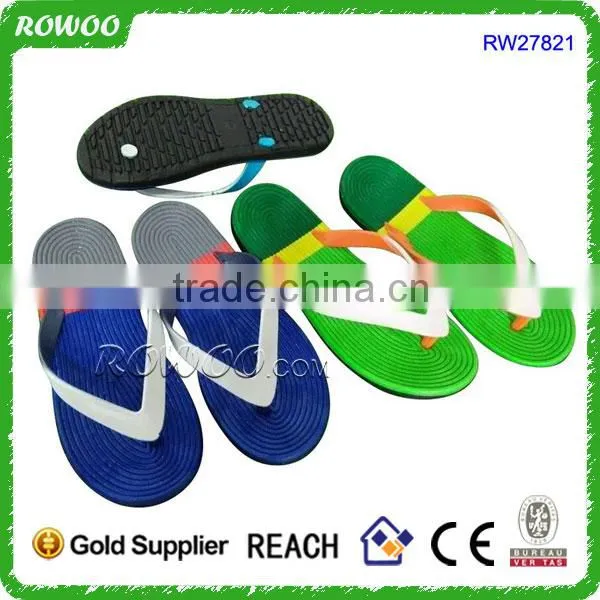 Shiny Neon Summer Men Comfort Pcu Flip Flops 2016 photo-2