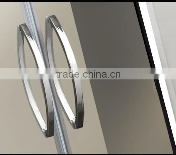 Mordern Design Full Arc 8mm Thickness Glass Bathroom photo-5