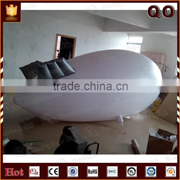Custom Design Aircraft Shaped Outdoor Advertising Inflatable Zeppelin Helium Balloon photo-3