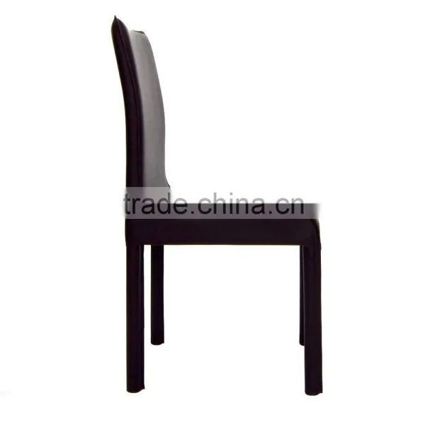 Modern Appearance Metal Style Leather Upholstery Dining Chair photo-2