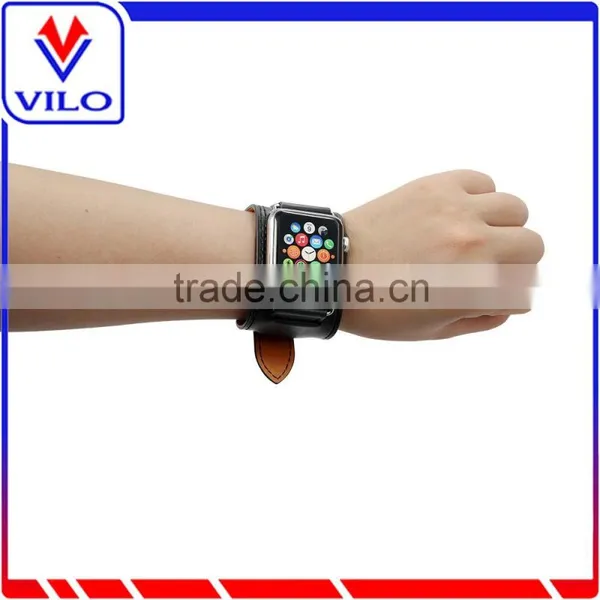 Genuine Leather Double Tour Bracelet Watch Band Wrist Strap For Apple Watch Leather Band 38mm 42mm photo-5