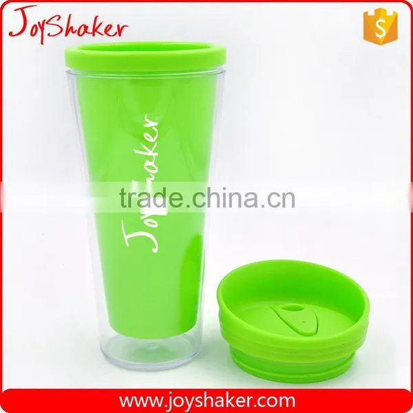 BPA Free Double Wall Custom Plastic Bottle, Soft Plastic Drinking Bottle 13oz photo-4