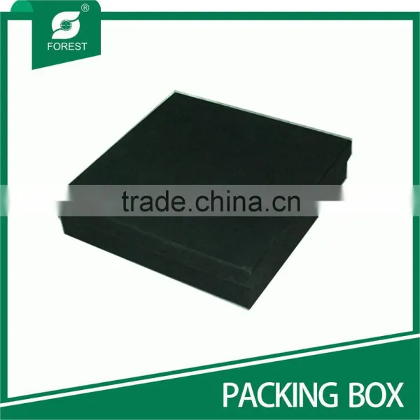 MEDIUM LAMINATED CARDBOARD BALCK BOXES FOR PACKAGING WATCH photo-2