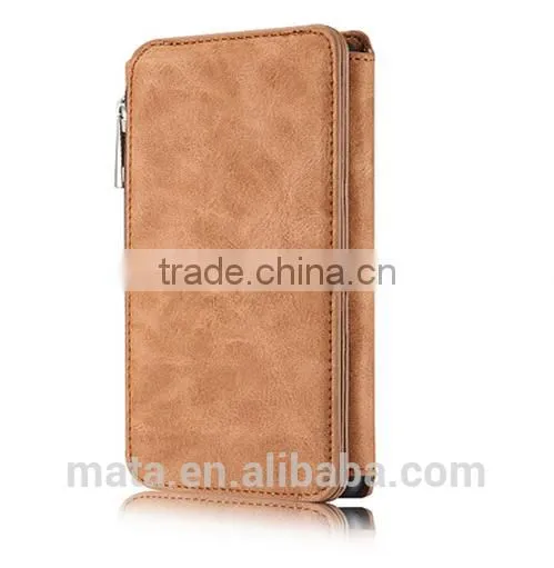 Zipper Wallet Design PU Leather Cover Case For Samsung photo-4