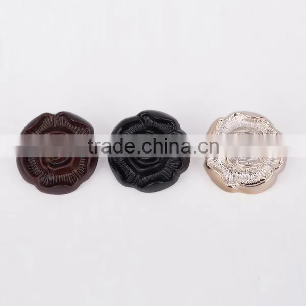 Flower Custom Made Plastic Button,Garment Accessories Plastic Buttons for Clothing photo-3