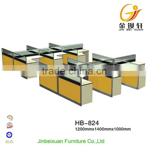 Metal Leg Melamine Board Beauty Salon Workstation photo-4