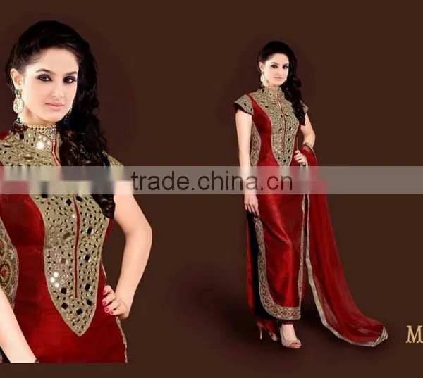 LONG GEORGETTEDESIGNER SUIT photo-3