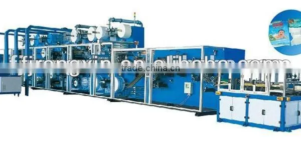 Full-servo baby diaper making machine
