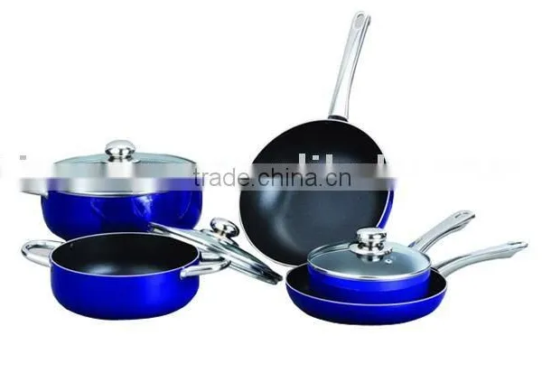 8 Pcs Aluminum Non Stick Cookware Set