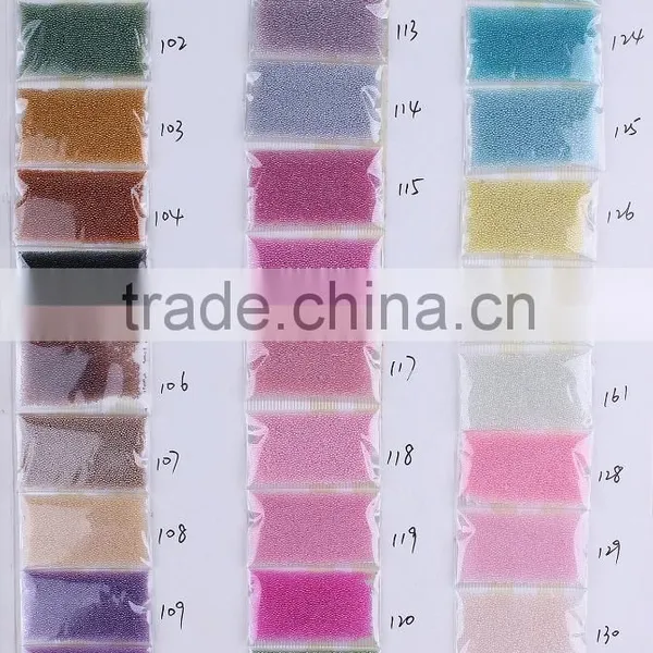 Micro Mini Glitter Glass Bottle Bead Treasures Glass Beads Nail Decoration photo-6