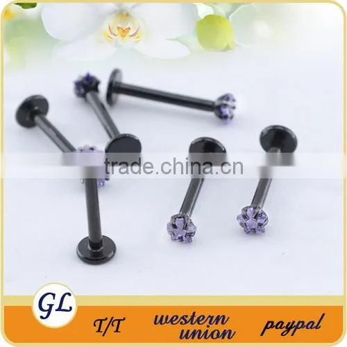 Wholesale Stainless Steel Labret/lip Piercing Jewelry photo-4
