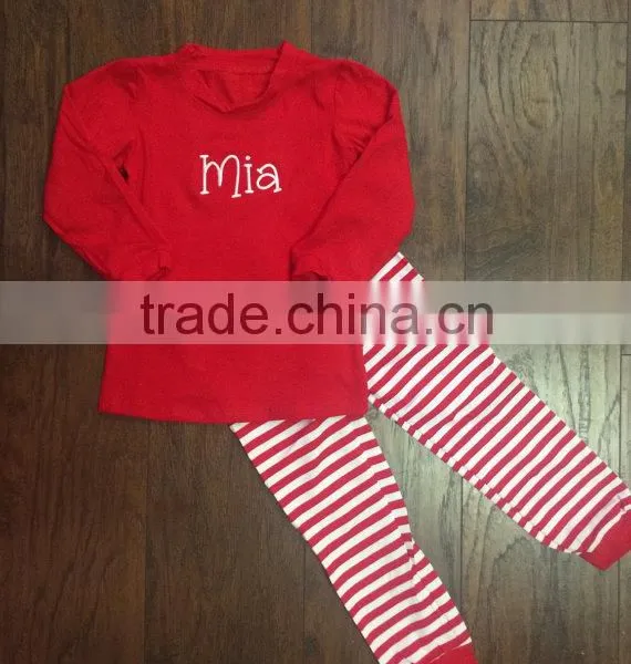 Christmas Pajamas Kids/organic Cotton Pajamas With Stripe photo-2