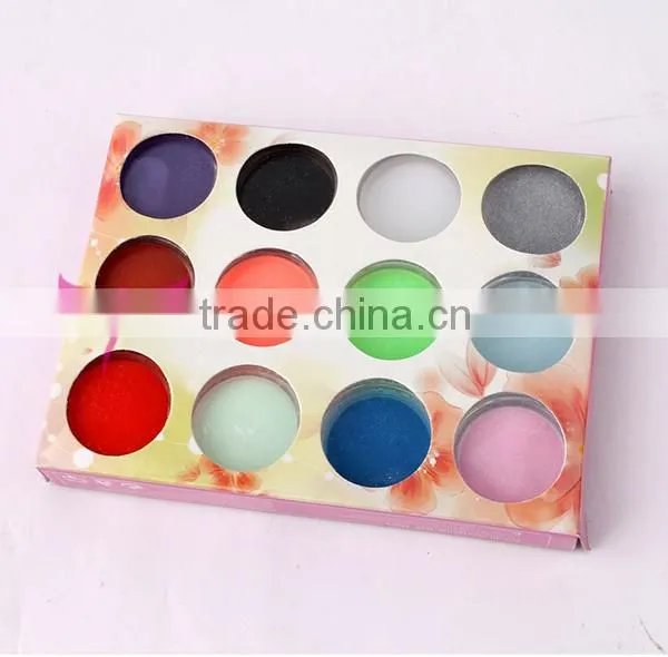 Easam 12 Color Acrylic UV Gel Nail Art Glitter Dust Powder photo-2