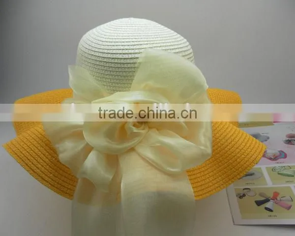 Top Grade High Reflective Nice Lady Straw Cap photo-5