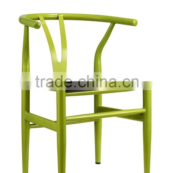 Antique Style Metal Material Dining Chair Y Shape Chair for Restaurant photo-3