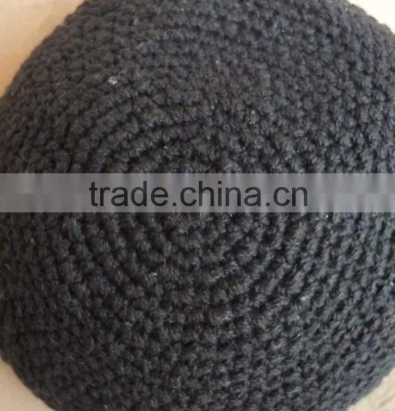 Hand Made Knitted Kippot/judaica Kippah / Ceremonial Kippahs Yarmulka Cap Crocheted Kippah photo-3