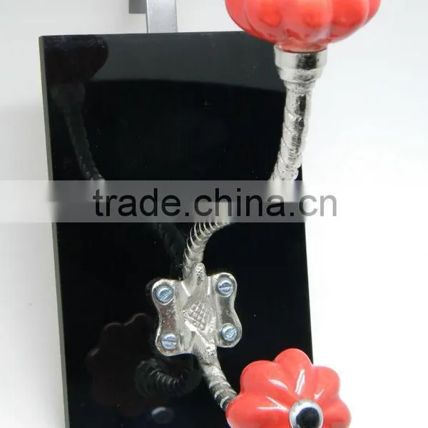 Ceramic Knobs Ftd. Metal Wall Hook