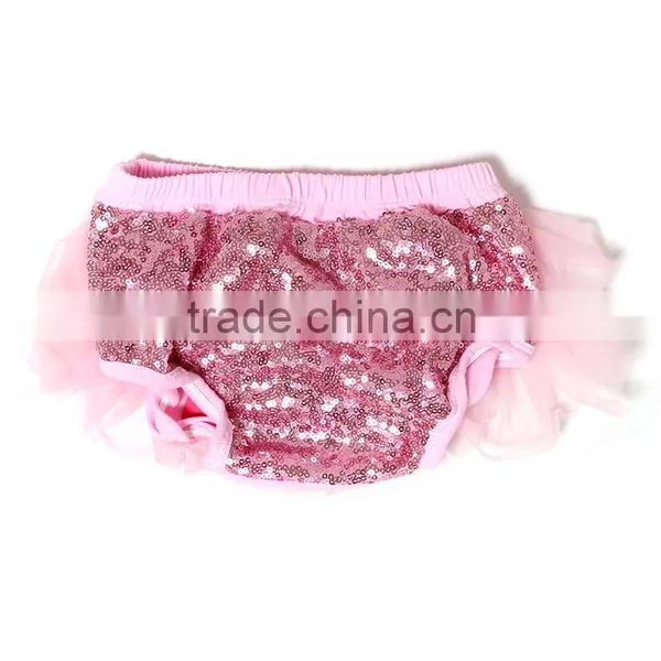 Summer Colorful With Fashion Cotton Wholesale Baby Ruffle Bloomers photo-4
