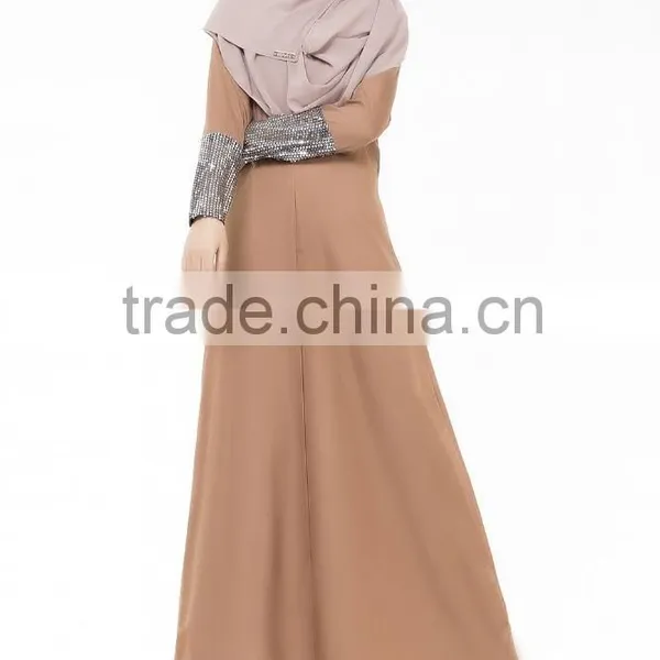 2016 New Fashion Turkish Islamic Clothing Wholesale Muslim Dress Abaya Most Popular photo-4