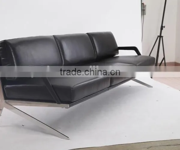 Beautiful Top Quality Genuine Leather Italian Style Living Room DS-60 Sofa photo-2