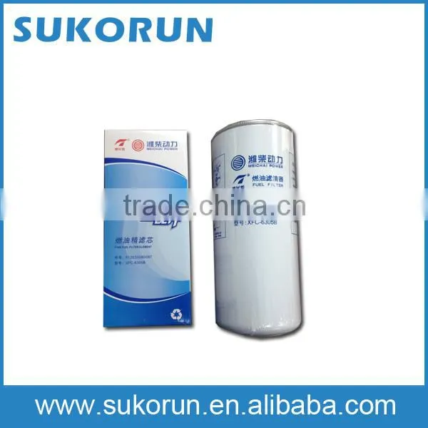 fuel filter for WEICHAI engine, weichai engine fuel filter element 612630080087 weichai engine parts
