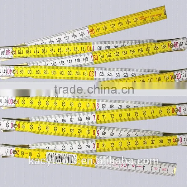 2 Meter Wooden Folding Ruler ,folding Wooden Ruler 10 Folded photo-2