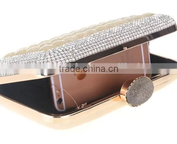 New Products Glass and Rhinestone Evening Bag of Women photo-5