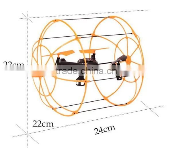 2.4Ghz 4CH Wall Climbing Sky Walker rc Quadcopter Kit Remote Control Helicopter photo-4