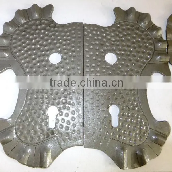 Wroguht Iron Gate Lock Plates