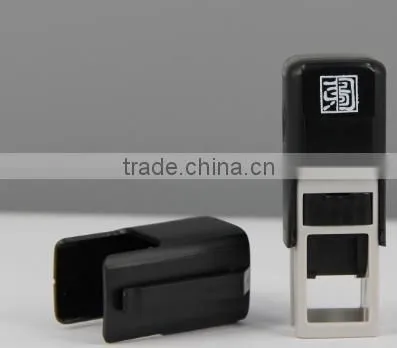 Square 12*12mm Pocket Rubber Craft Self-Inking Stamp